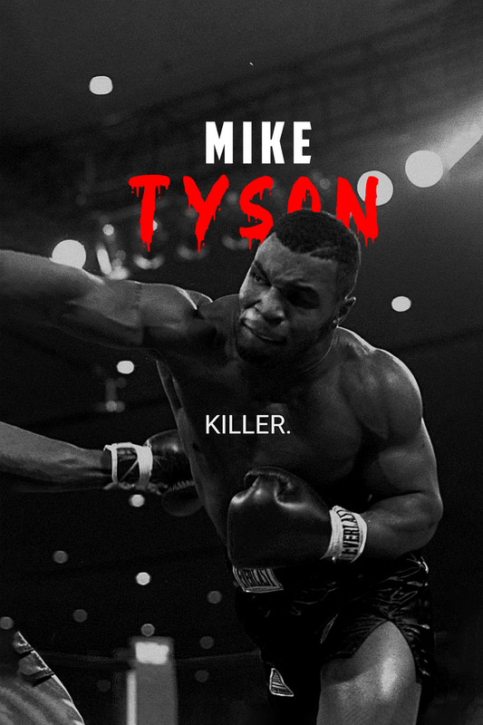 Mike Tyson - Killer Metal Poster